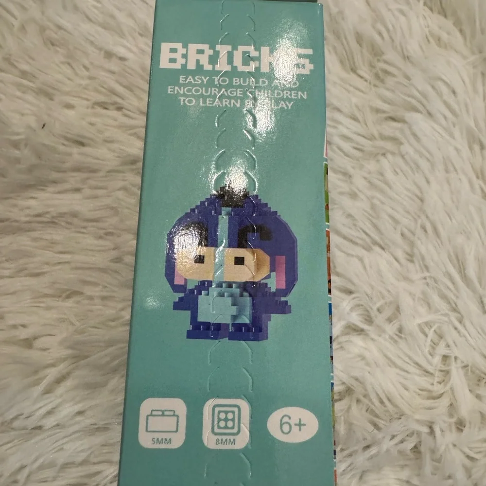Eeyore - Winnie the Pooh bricks Mini Figure Building Set Teal Blue 180